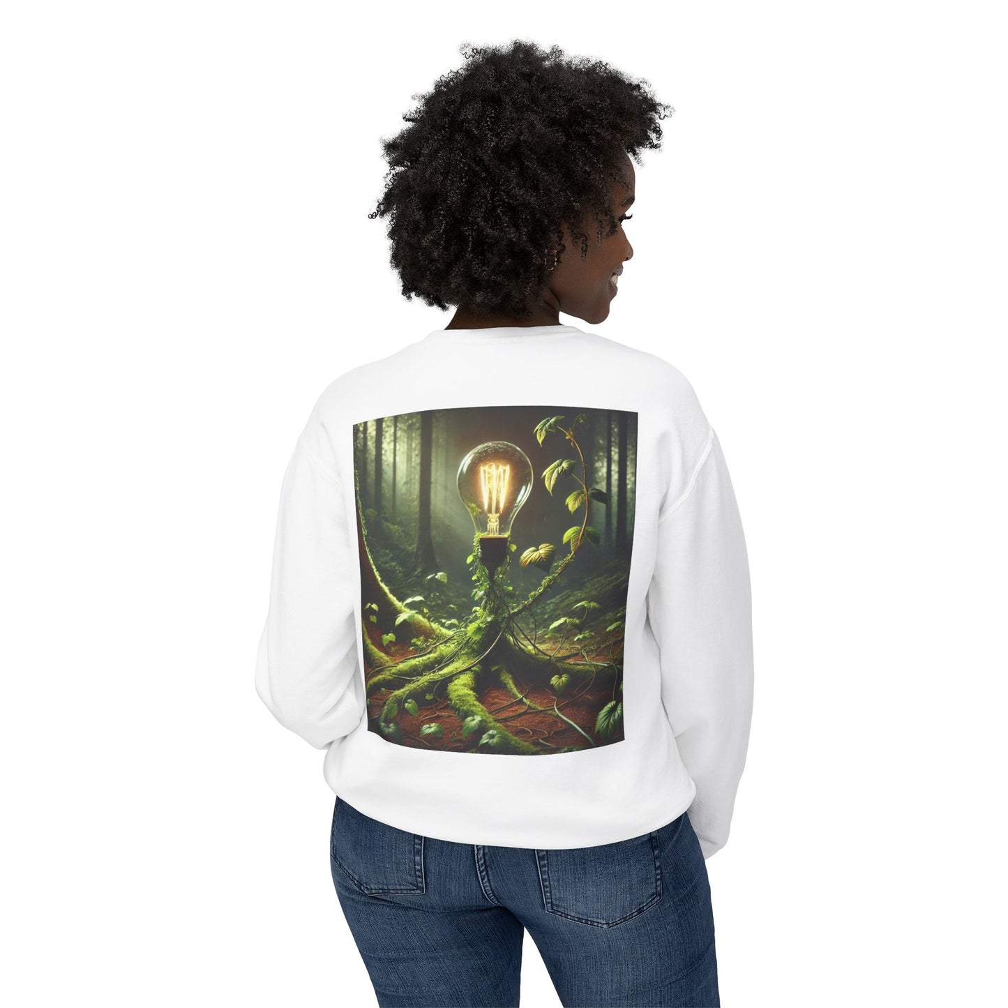 Tree Light Crewneck - Organic Sweatshirt