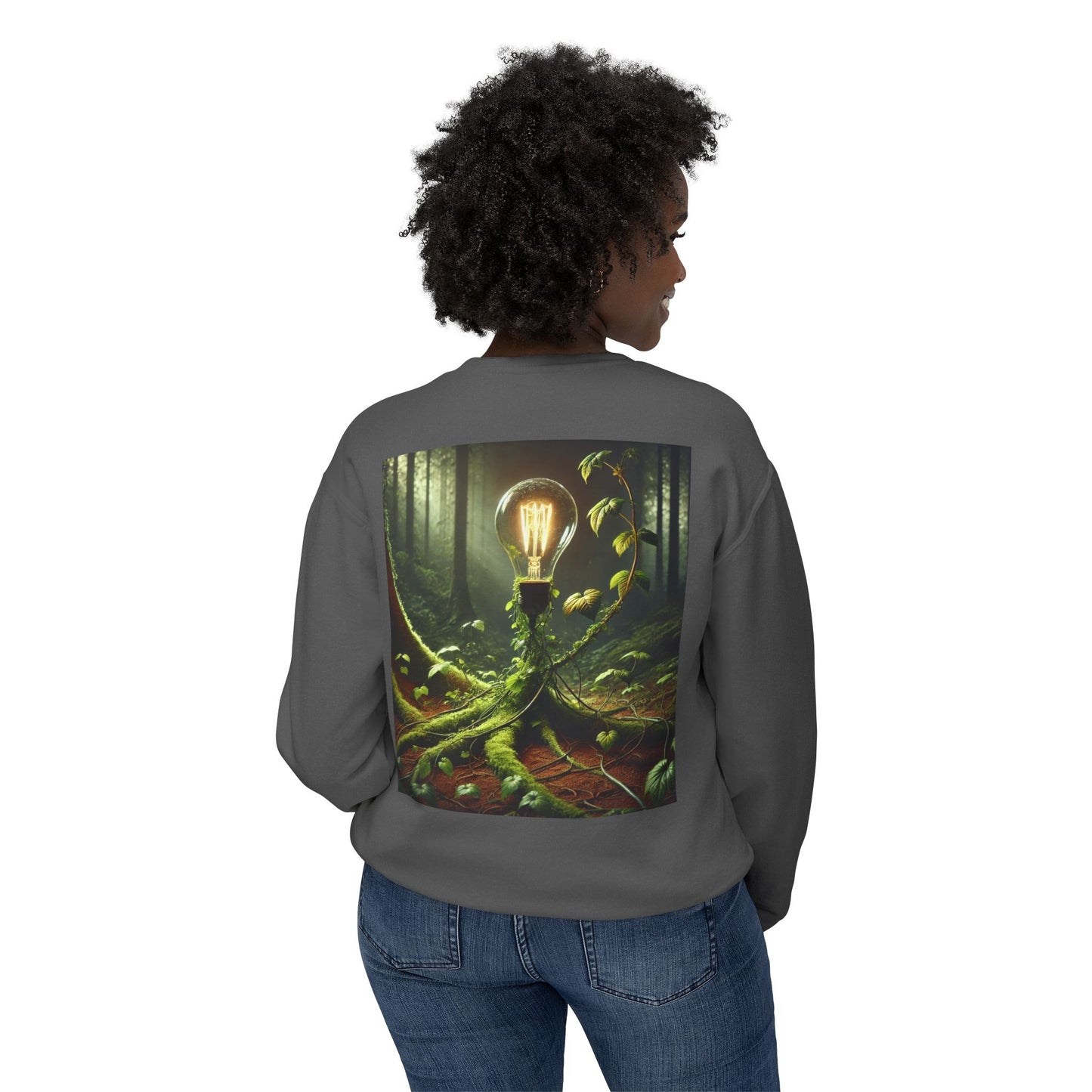 Tree Light Crewneck - Organic Sweatshirt