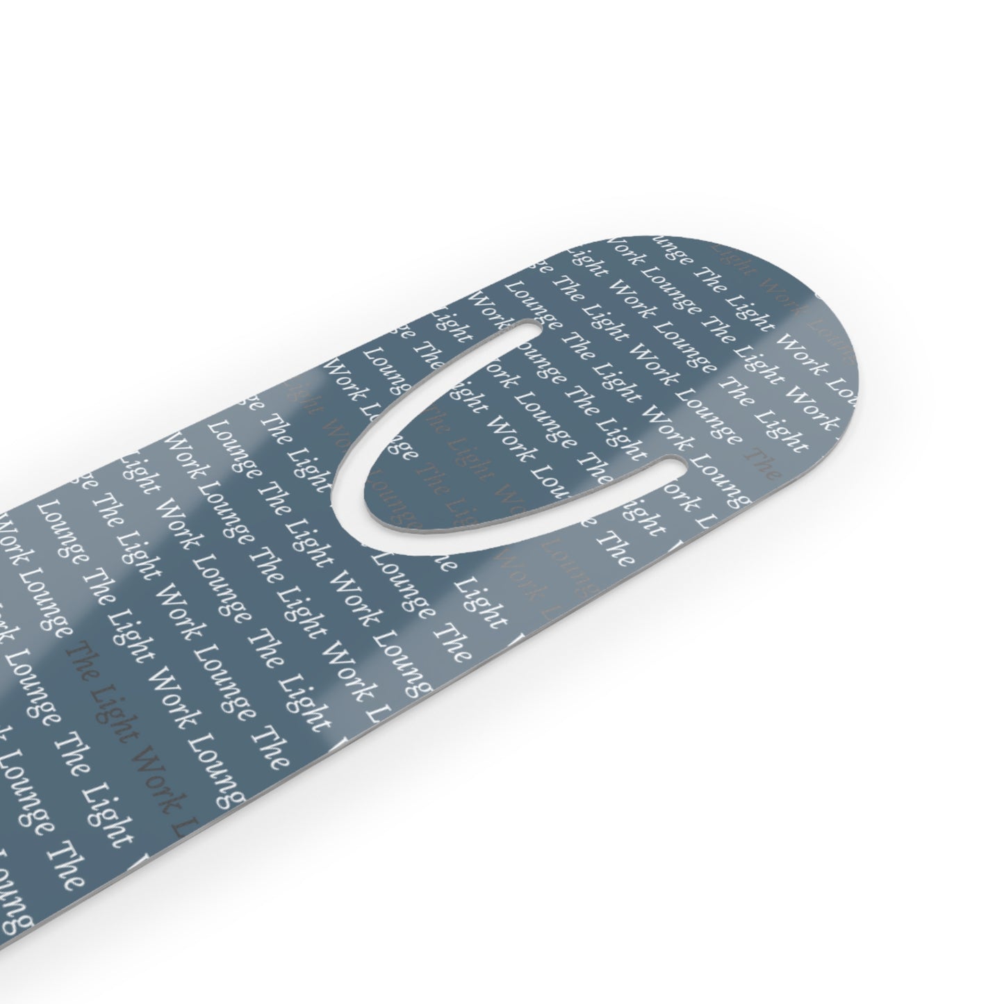 Bookmark - Jean Blue Reflective Metal Minimalist Design