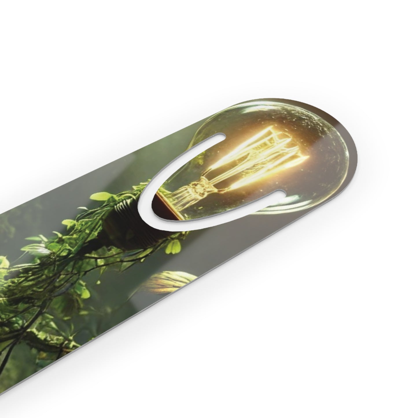 Bookmark - Nature Lightbulb Logo Reflective Sleek Design