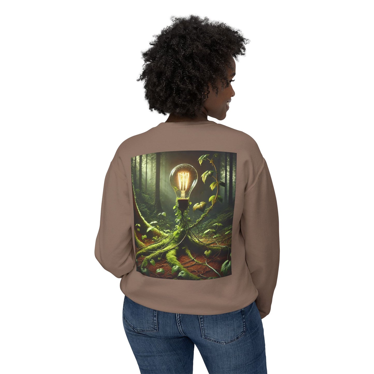 Tree Light Crewneck - Organic Sweatshirt