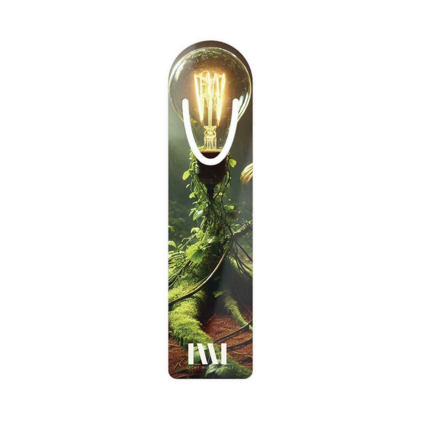 Bookmark - Nature Lightbulb Logo Reflective Sleek Design