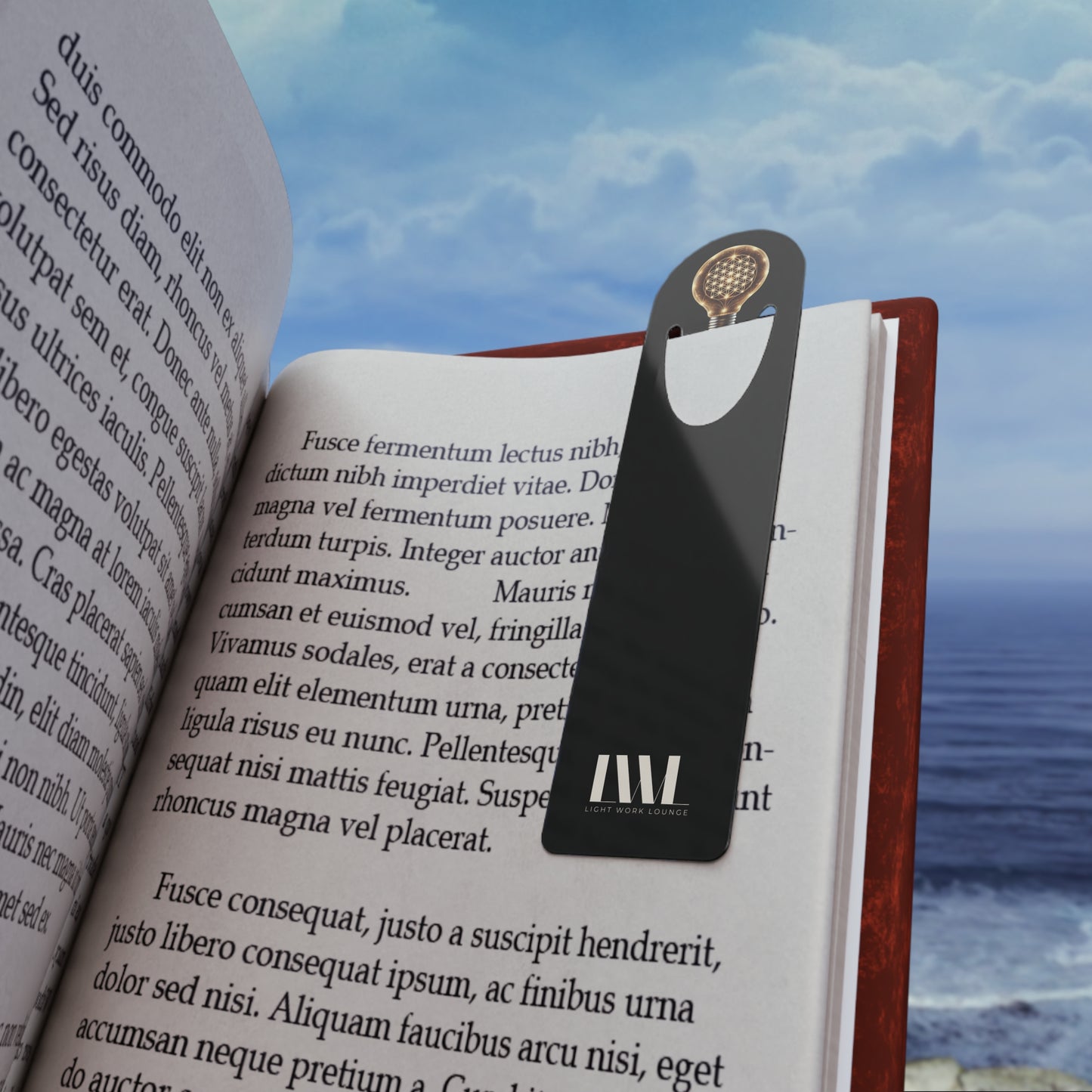 Bookmark - Modern Reflective Light Bulb Design